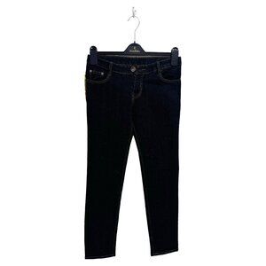 Caela fashion jeans Junior black straight legs pants size 29